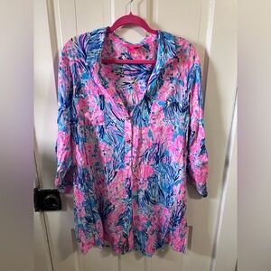 Lilly Pulitzer Natalie swim coverup XL